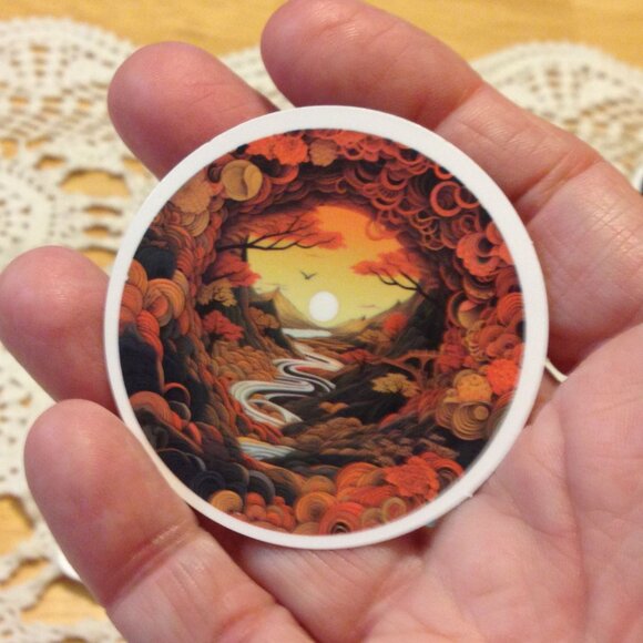 Stickers, florals, butterfly, beauty 12 cellphone stickers - Picture 7 of 7